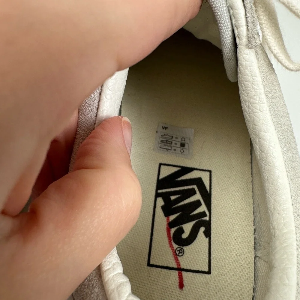 Vans‎ Sneakers Style 36 Gum Light Grey Low Top Skate Suede M 7.5 W 9
